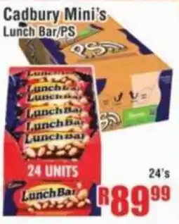 Devland Cash And Carry Cadbury Mini's Lunch Bar/PS offer