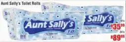 Devland Cash And Carry Aunt Sally's Toilet Rolls offer