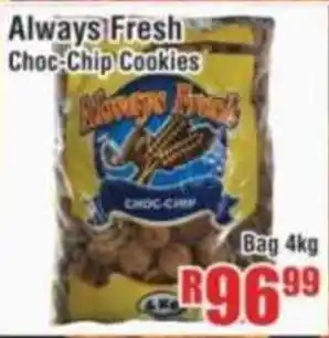 Devland Cash And Carry Always Fresh Choc-Chip Cookies offer