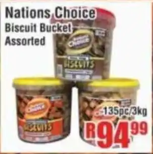 Devland Cash And Carry Nations Choice Biscuit Bucket Assorted offer