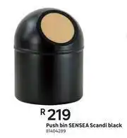 Leroy Merlin Sensea Push Bin Scandi (Black) offer