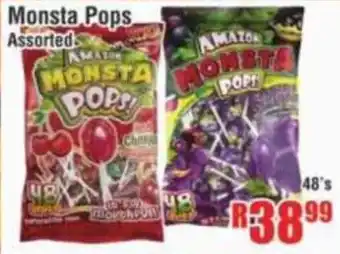 Devland Cash And Carry Monsta Pops Assorted offer