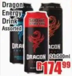 Devland Cash And Carry Dragon Energy Drink Assorted offer