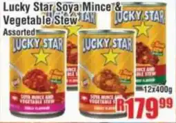Devland Cash And Carry Lucky Star Soya Mince & Vegetable Stew offer