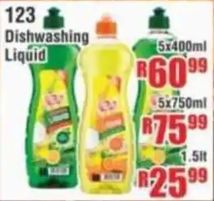 Devland Cash And Carry 123 Dishwashing Liquid offer