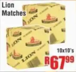 Devland Cash And Carry Lion Matches offer