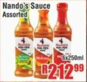 Devland Cash And Carry Nando's Sauce Assorted offer