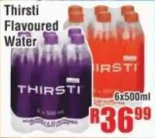 Devland Cash And Carry Thirsti Flavoured Water offer