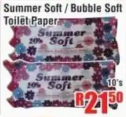 Devland Cash And Carry Summer Soft/ Bubble Soft Toilet Paper offer