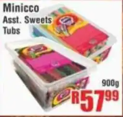 Minicco Asst. Sweets Tubs