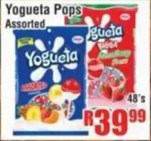 Devland Cash And Carry Yogueta Pops Assorted offer