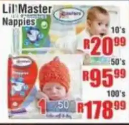 Devland Cash And Carry Lil Master Nappies offer