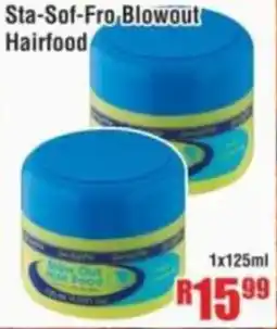 Devland Cash And Carry Sta-Sof-Fro Blowout Hairfood offer