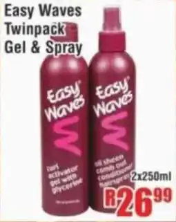 Devland Cash And Carry Easy Waves Twinpack Gel & Spray offer
