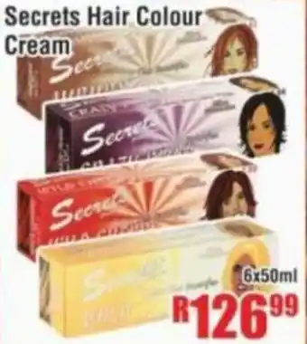 Devland Cash And Carry Secrets Hair Colour Cream offer