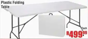 Devland Cash And Carry Plastic Folding Table offer
