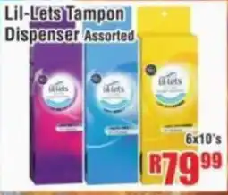 Devland Cash And Carry Lil-Lets Tampon Dispenser Assorted offer
