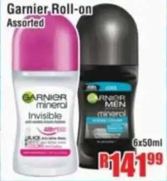 Devland Cash And Carry Garnier Roll-on Assorted offer