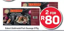 Pick n Pay Hypermarket Eskort Goldmedal Pork Sausage 375g offer