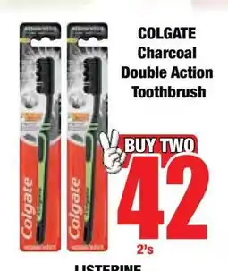 Boxer COLGATE Charcoal Double Action Toothbrush offer