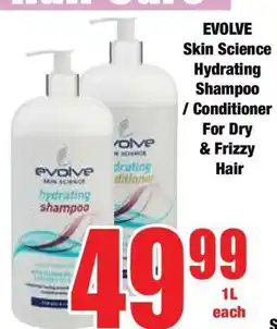 Boxer EVOLVE Skin Science Hydrating Shampoo / Conditioner offer
