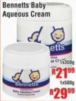 Devland Cash And Carry Bennetts Baby Aqueous Cream offer