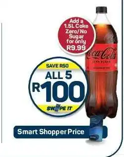 Pick n Pay Coke Zero/No Sugar 1.5L offer