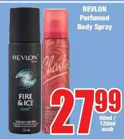 Boxer REVLON Perfumed Body Spray offer