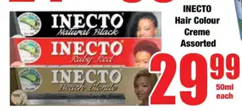 Boxer INECTO Hair Colour Creme Assorted offer