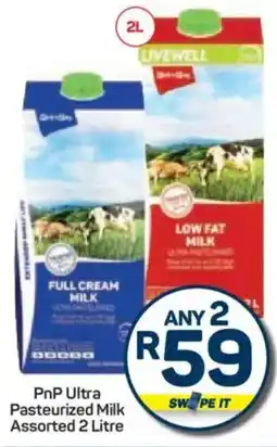 Pick n Pay PnP Ultra Pasteurized Milk Assorted offer