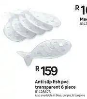 Anti Slip Fish PVC(Transparent)-6 Piece