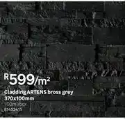 Artens Cladding Bross Grey-370 x 100mm Per Sqm