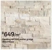 Leroy Merlin Artens Cladding Walter Greige-395 x 170mm Per Sqm offer