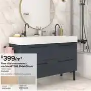 Leroy Merlin Artens Marble Floor Tile Intenso Remix-300 x 600mm Per Sqm offer