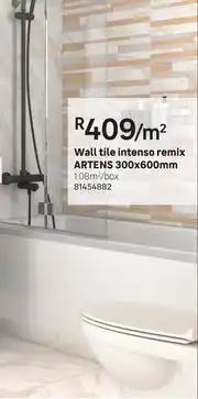 Leroy Merlin Artens Wall Tile Intenso Remix-300 x 600mm Per Sqm offer