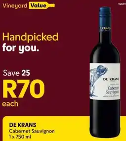 Makro DE KRANS Cabernet Sauvignon offer
