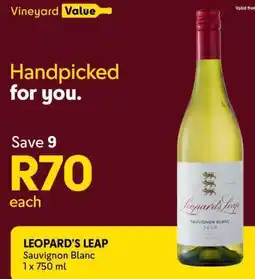 Makro LEOPARD’S LEAP Sauvignon Blanc offer