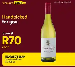 Makro’s liquor LEOPARD'S LEAP Sauvignon Blanc offer