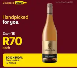 Makro’s liquor BOSCHENDAL Blanc de Noir offer