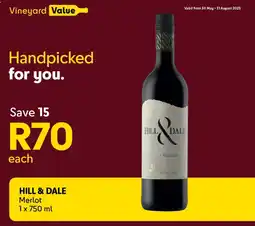 Makro’s liquor HILL & DALE Merlot offer