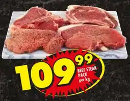 Shoprite Beef Steak Pack offer