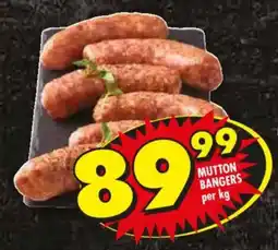 Shoprite Mutton Bangers offer