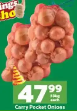 Check Save Carry Pocket Onions offer