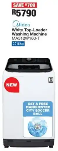 OK Furniture Midea White Top-Loader Washing Machine offer