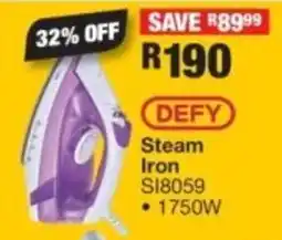 OK Furniture DEFY Steam Iron offer