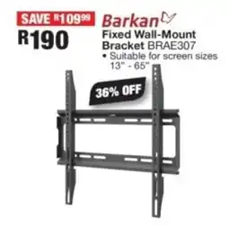 OK Furniture Barkan Fixed Wall-Mount Bracket offer