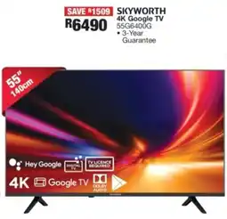 OK Furniture SKYWORTH 4K Google TV offer