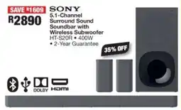 OK Furniture SONY 5.1-Channel Surround Sound Soundbar with Wireless Subwoofer offer
