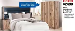 OK Furniture Milan Headboard & Pedestals offer