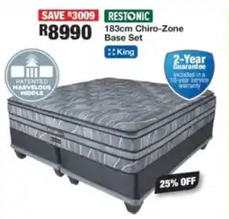 OK Furniture RESTONIC Chiro-Zone Base Set offer